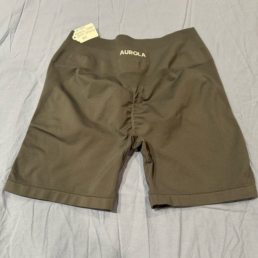 Aurola Athletic Shorts Large Green